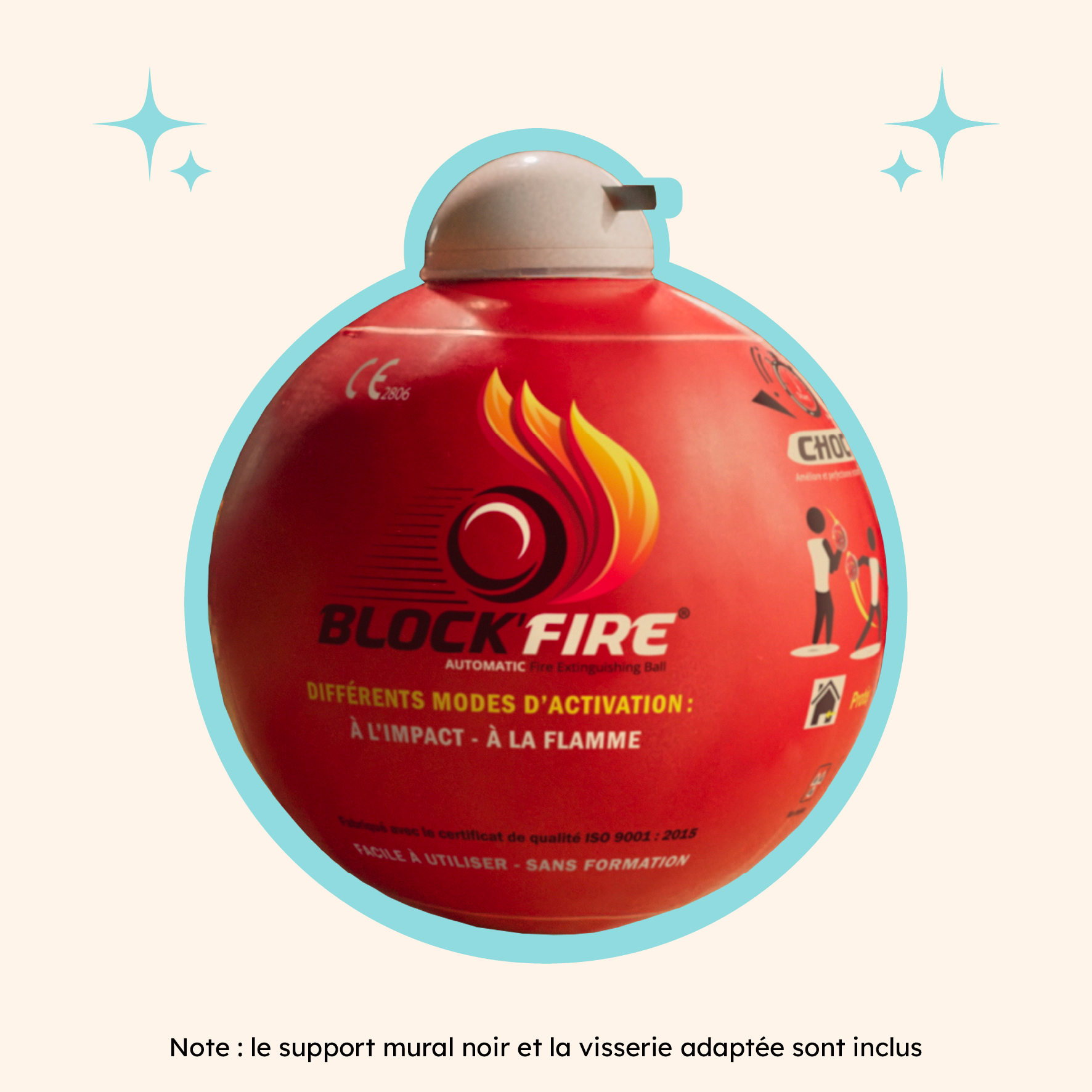 La boule anti feu  Block’Fire®